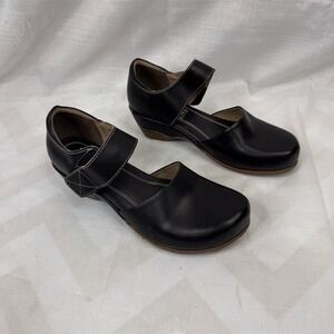 L'Artsiste L'Artsiste Women's Mary Jane Gloss‎ Flats Black Size 5.5